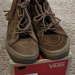 Vans suede shoes for girl